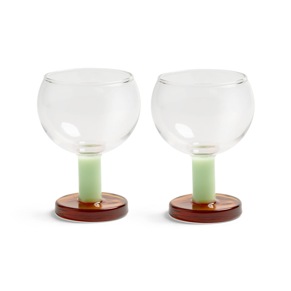 Glas Cantine amber - set om 2