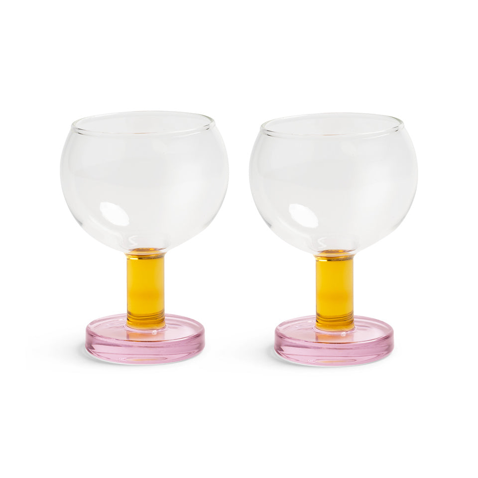 Glas Cantine pink - set om 2