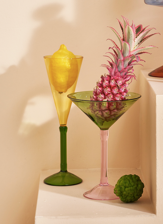 Martini Cocktail set om 2