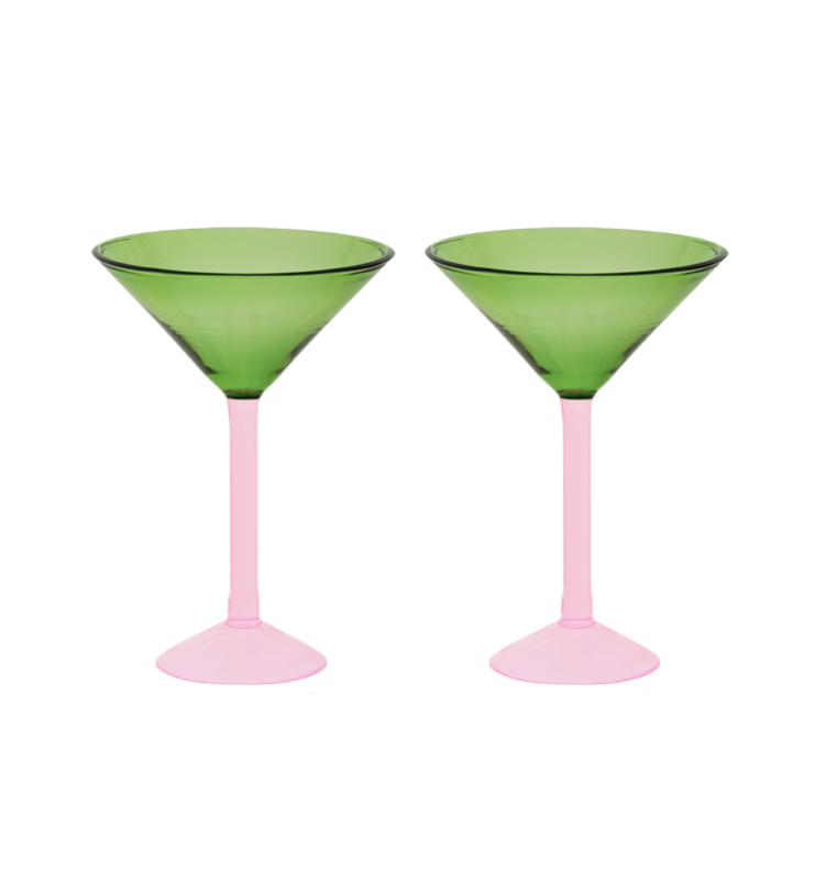 Martini Cocktail set om 2