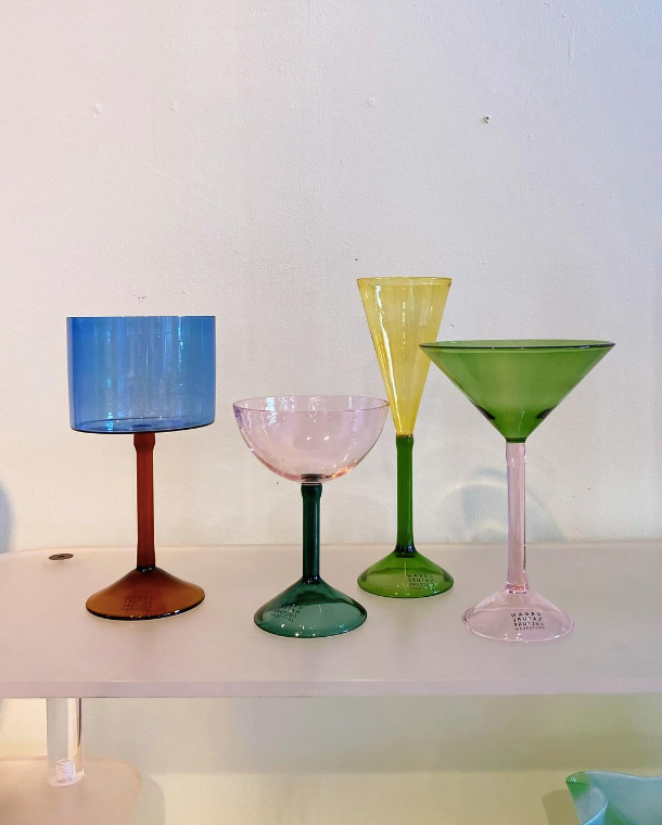 Martini Cocktail set om 2