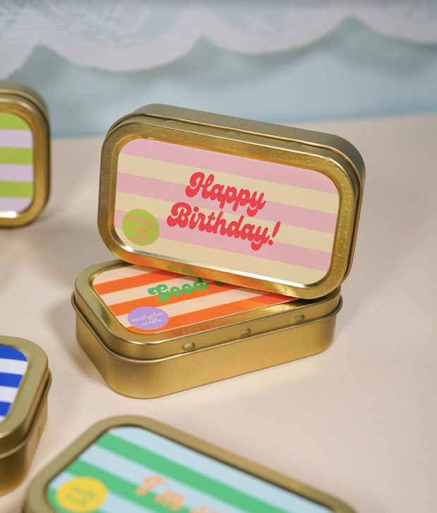 Doftljus "Happy Birthday"