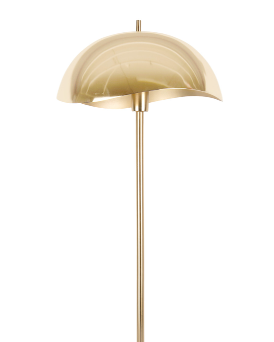 Golvlampa Waved gold