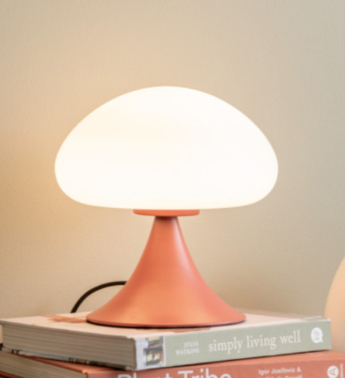 Bordslampa Hongo red ochre