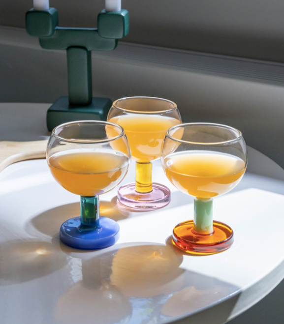 Glas Cantine pink - set om 2