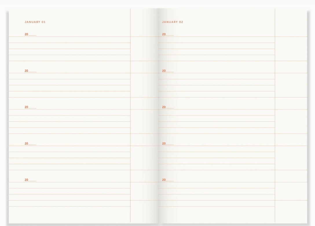 Skrivbok - One line a day