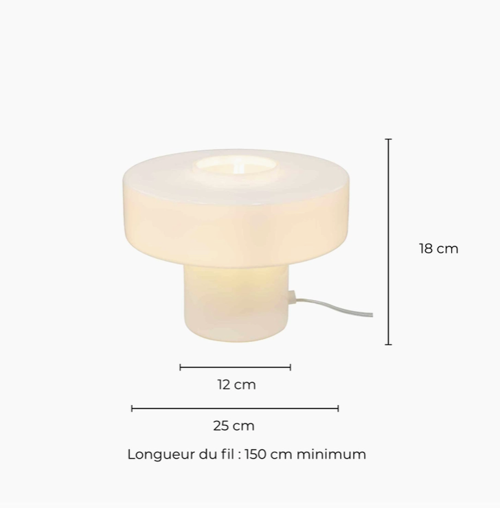 Bordslampa Foza vit
