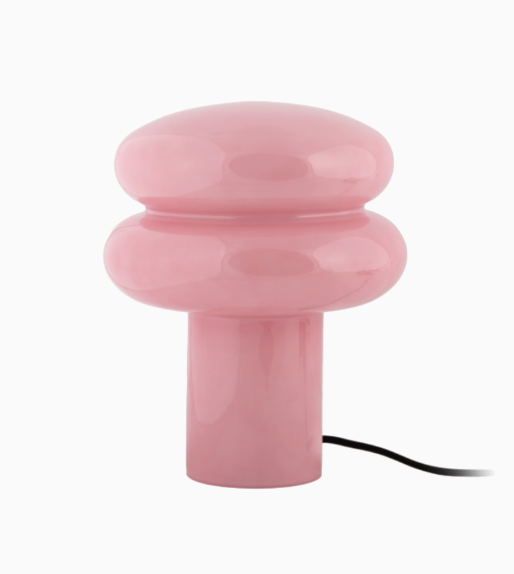 Bordslampa Incesante rosa
