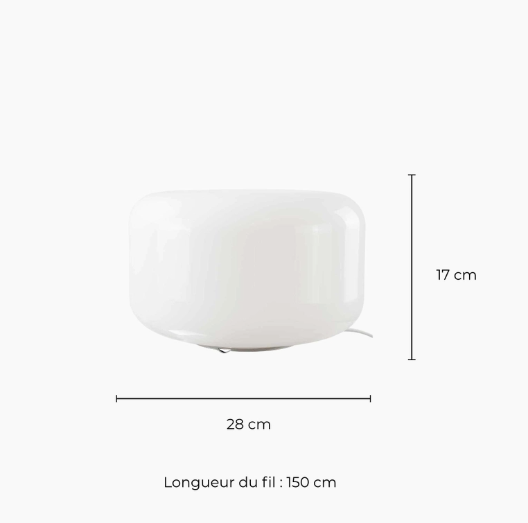 Bordslampa Livo vit