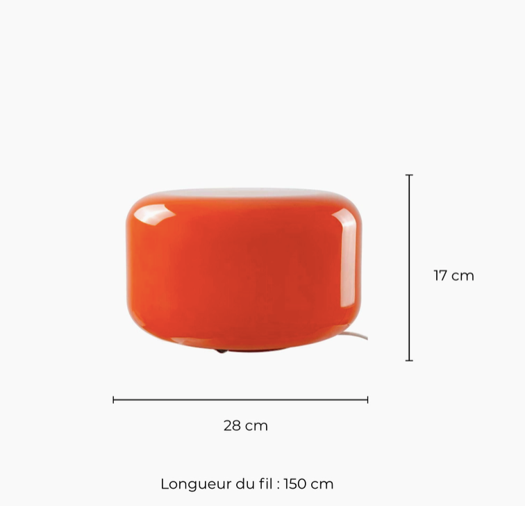 Bordslampa Livo orange