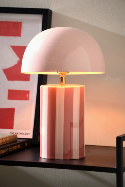 Bordslampa Rayado rosa
