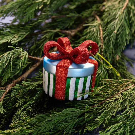 Ornament Gift grön