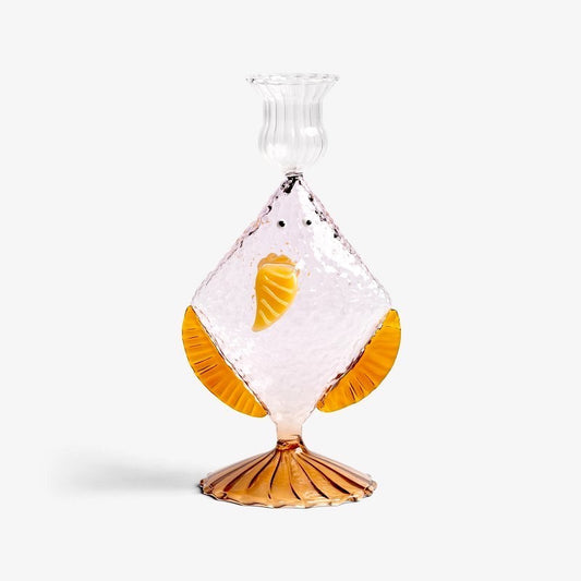 Ljusstake Fisk rosa