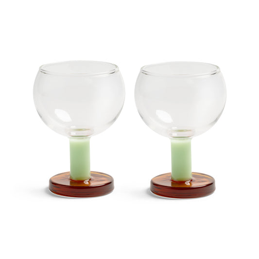 Glas Cantine amber - set om 2
