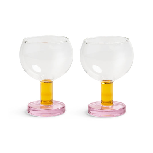 Glas Cantine pink - set om 2