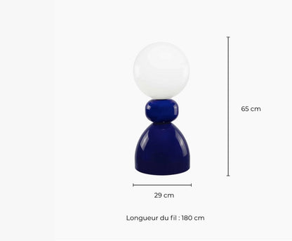 Bordslampa XXL Grande Dame blå