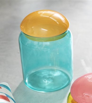 Jar Puffy turquoise