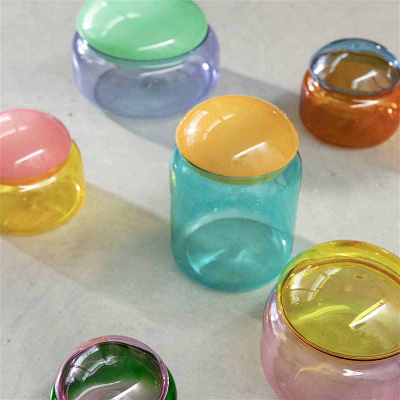 Jar Puffy turquoise