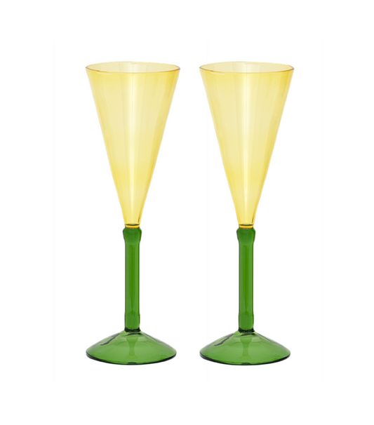 Champagne Flute set om 2