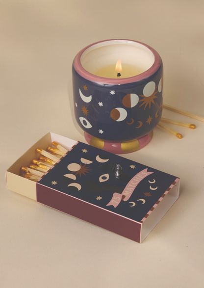 Doftljus Adopo, Moon Phases - Jasmin & rose