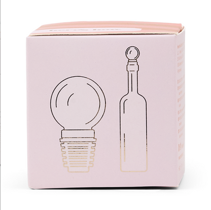 Flaskpropp i glas Moony - Rouge