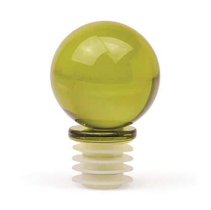 Flaskpropp i glas Moony - Oliv