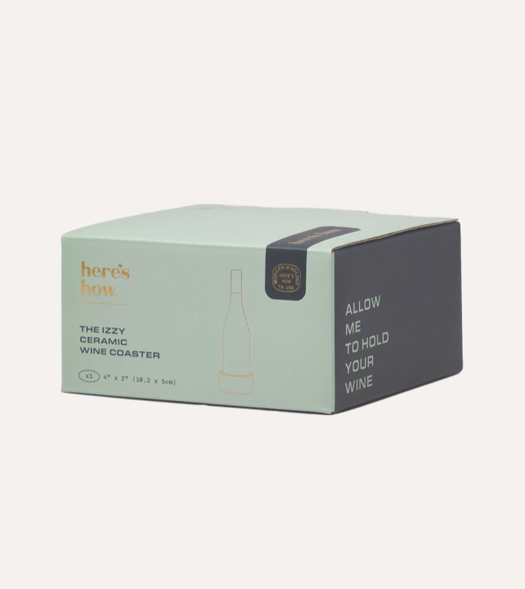 Wine Coaster Izzy blå/grön