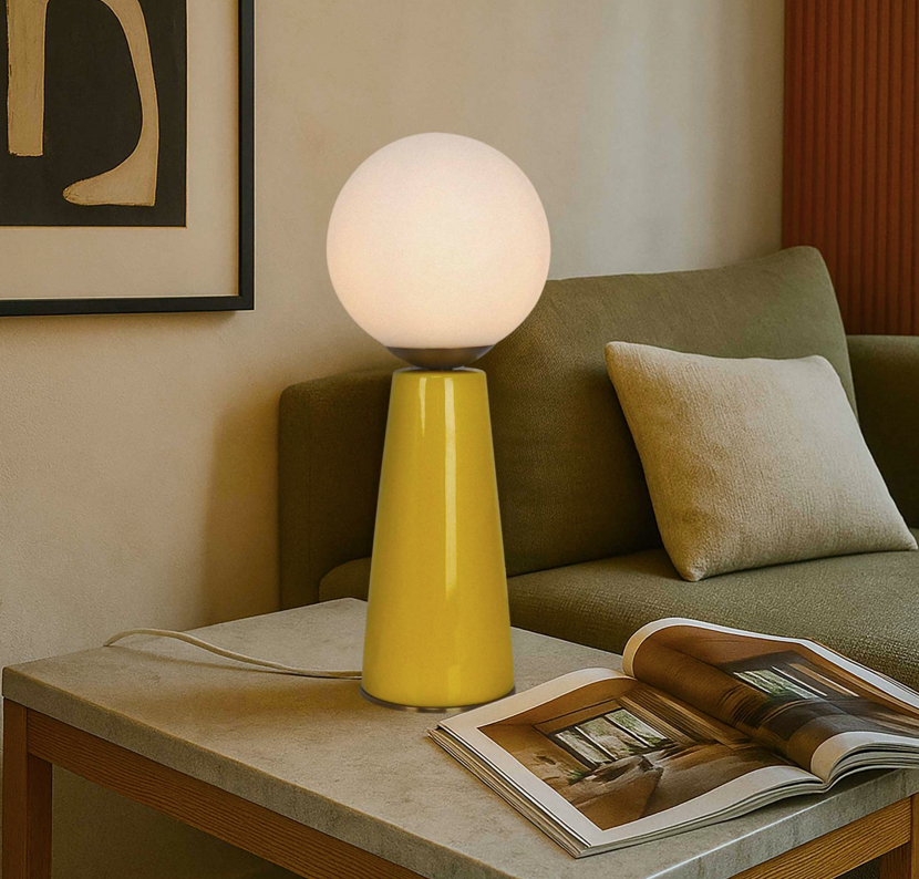 Bordslampa Colyne gul