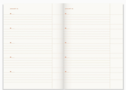 Skrivbok - One line a day