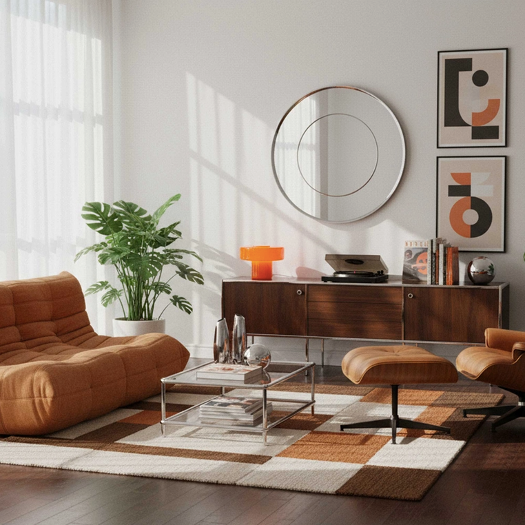 Bordslampa Foza orange