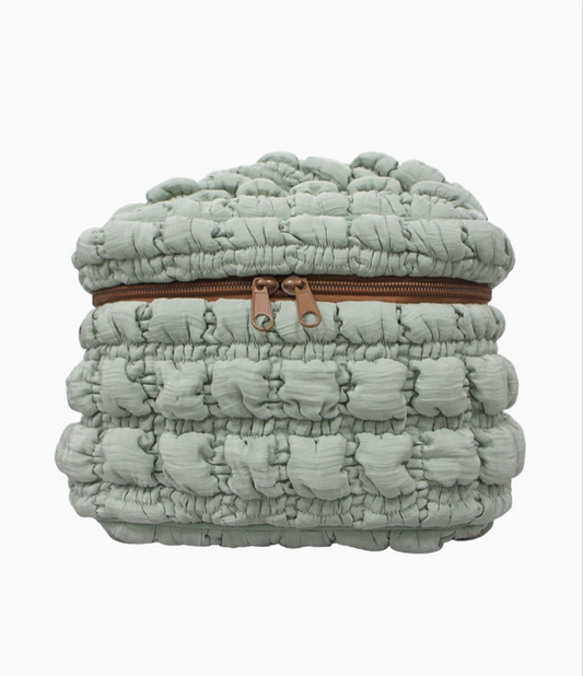 Necessär Quiltad ljusgrön