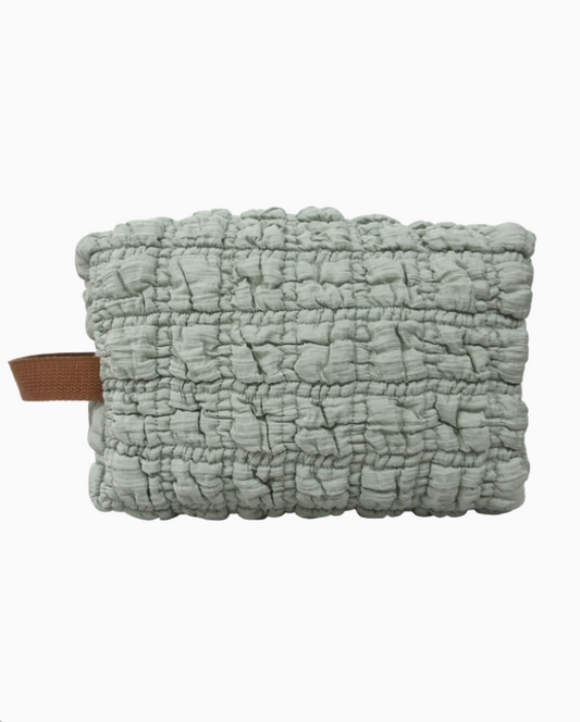 Necessär Quiltad ljusgrön