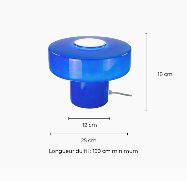 Bordslampa Foza blå