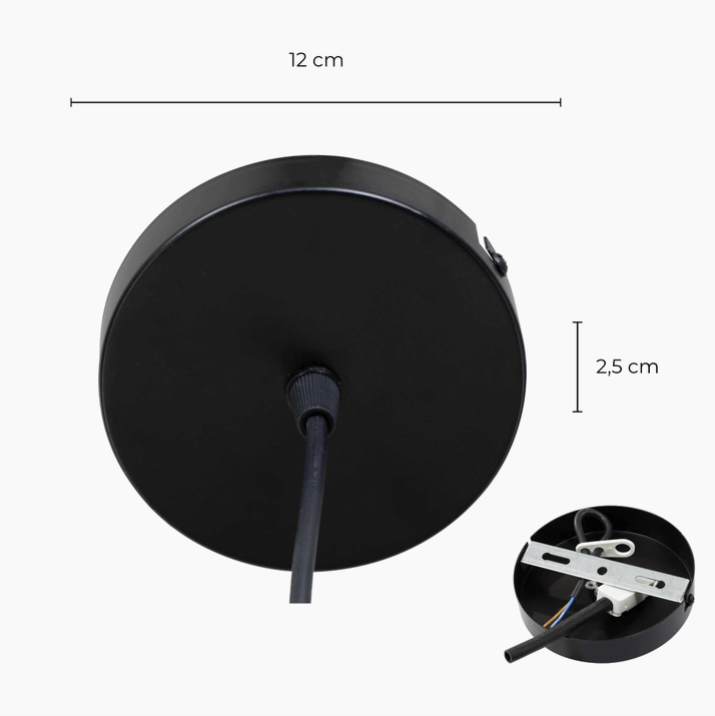 Taklampa Pavlo orange