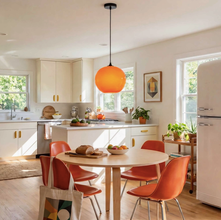 Taklampa Pavlo orange