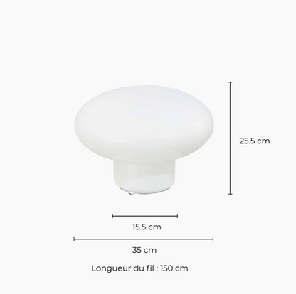 Bordslampa Ovalie vit