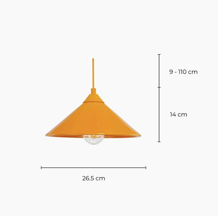 Taklampa Zumo orange