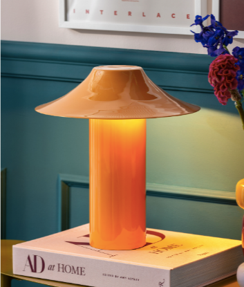 Bordslampa Catania Trapeze - Desert orange