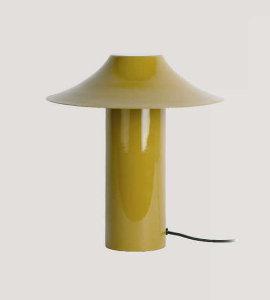 Bordslampa Catania Trapeze - Olive green
