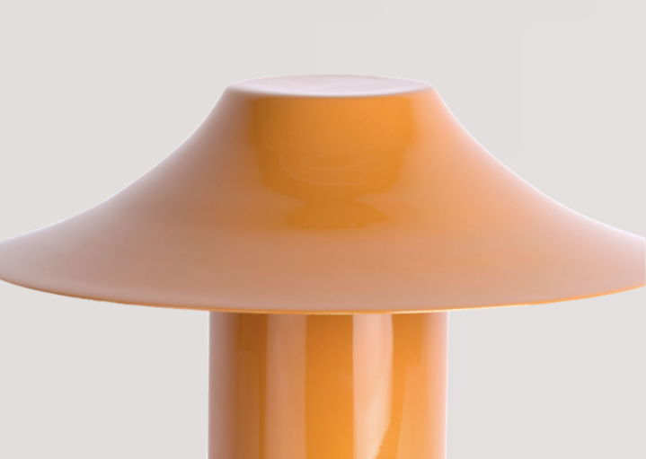 Bordslampa Catania Trapeze - Desert orange