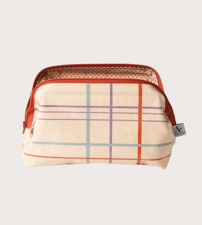 Necessär Checker creme