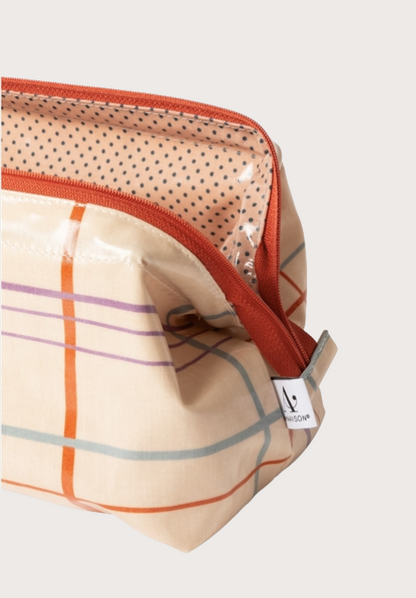 Necessär Checker creme
