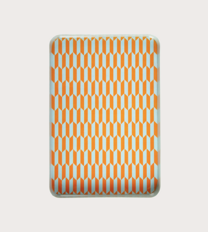 Bricka Salerno L orange/mint