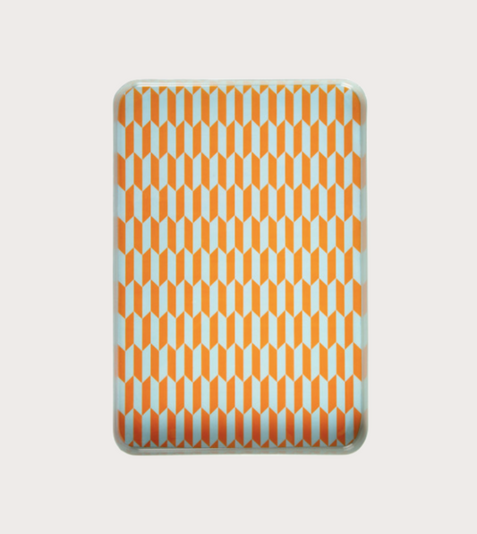 Bricka Salerno L orange/mint