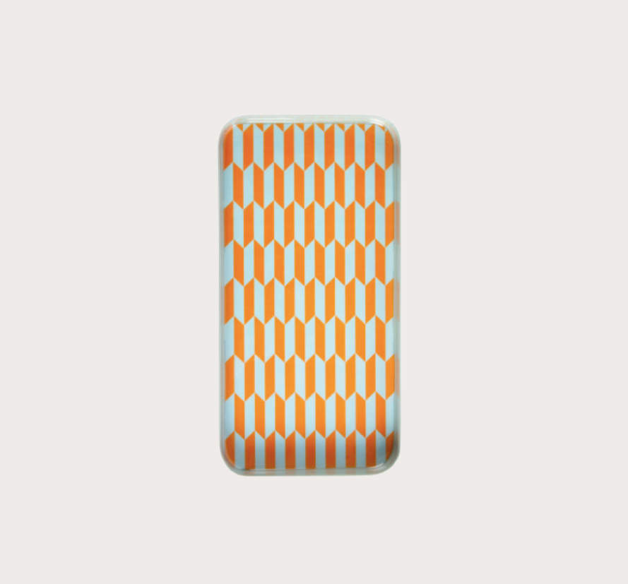 Bricka Salerno XS orange/mint