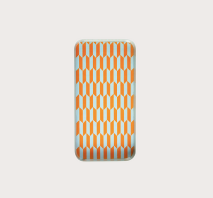 Bricka Salerno XS orange/mint