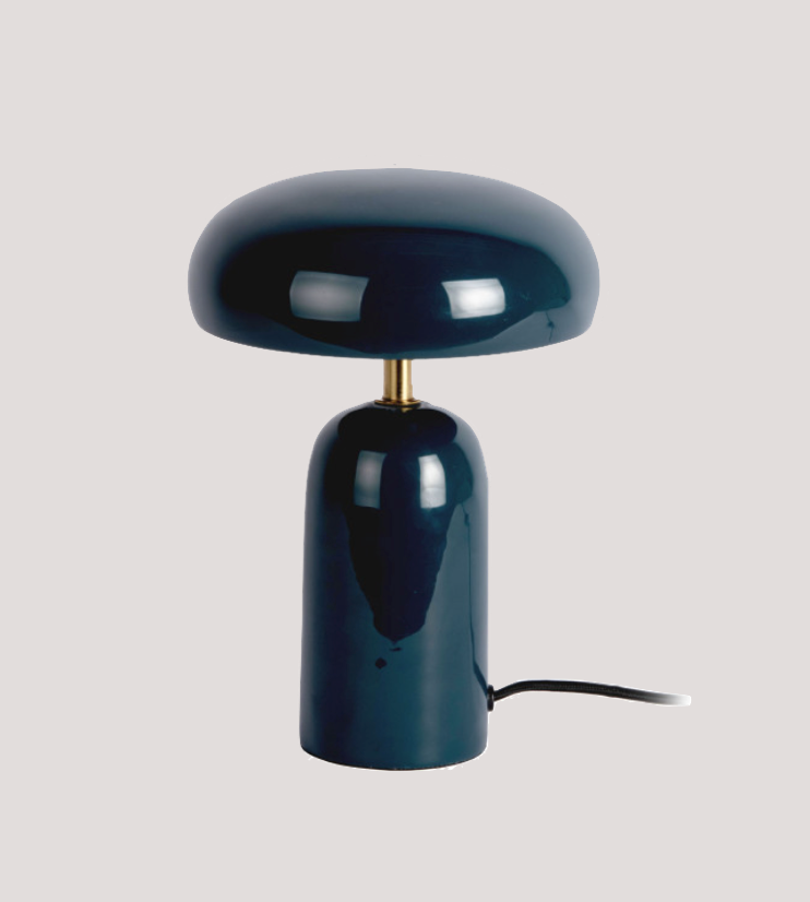 Bordslampa Catania Mushroom blå