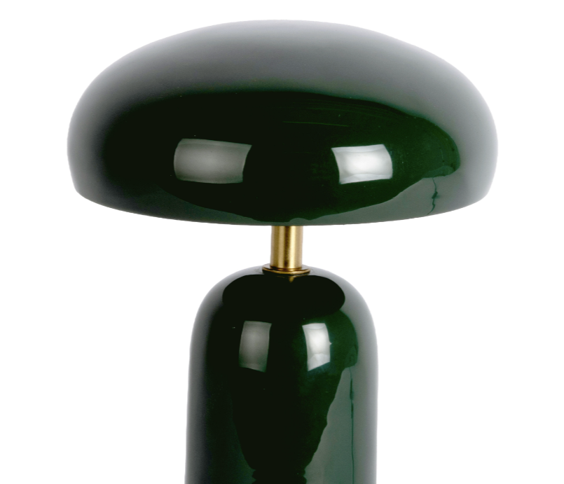 Bordslampa Catania Mushroom grön
