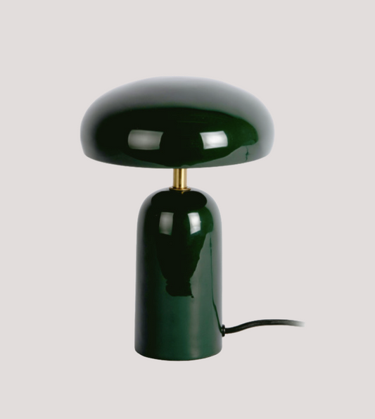 Bordslampa Catania Mushroom grön