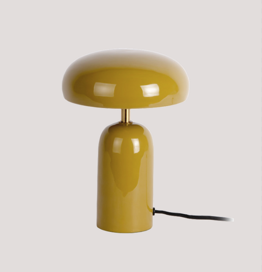 Bordslampa Catania Mushroom olivgrön